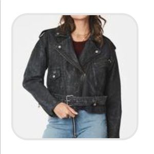 Vintage inspired leather jacket